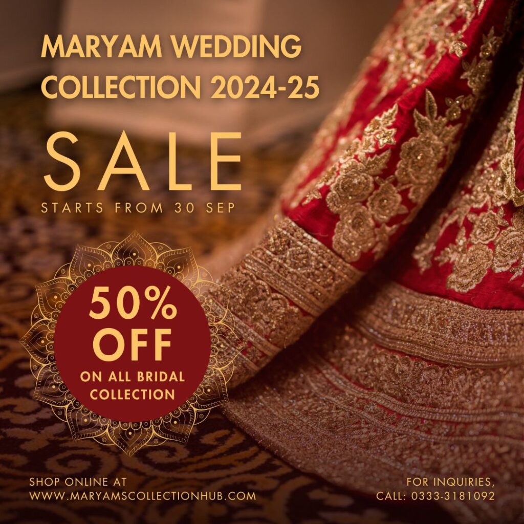 Maryam Wedding Collection 2024-25