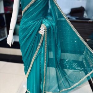 New Arrival Unstitched Chiffon Saree Online Weddings