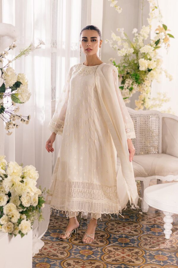 AZURE Chiffon Wedding Embroidered Unstitched