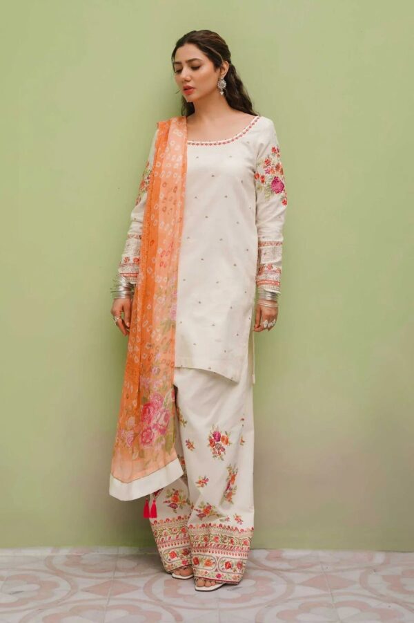 Exclusive Zara Coco 3PC Wedding Winter Collection with Embroidered Shawl - Code 6039