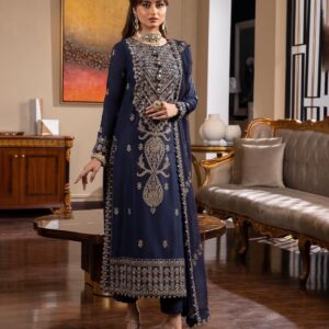 ASIM JOFA Chiffon Embroidered Wedding Unstitched 3pc