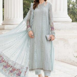 MARIAB Chiffon Luxury Embroidered 2025 Unstitched 3pc