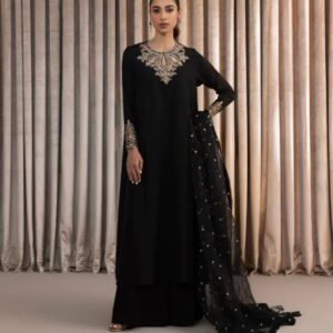 SAPPHIRE Velvet Embroidered Luxury Wedding Unstitched 3pc