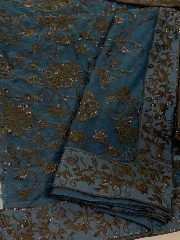 Asim Jofa Luxury Chiffon Saree A Masterpiece of Elegance