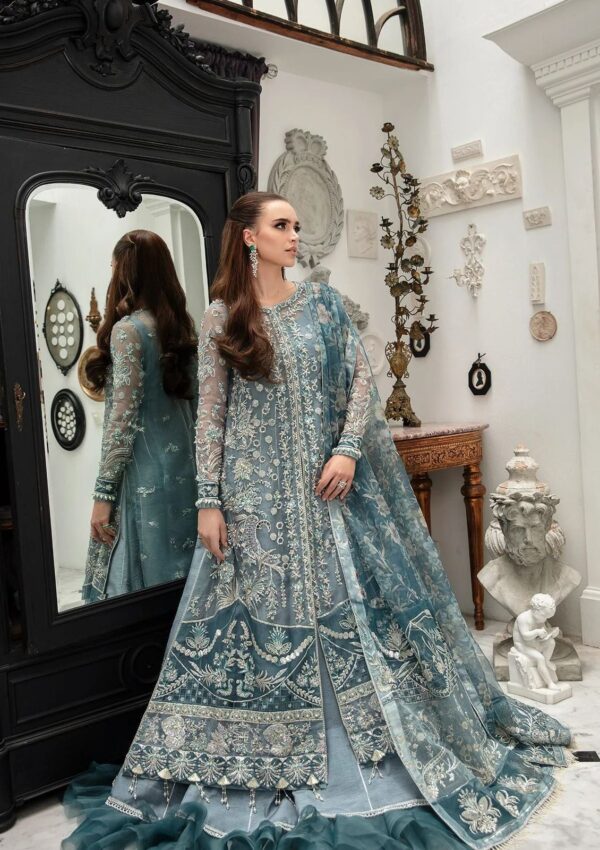 New Arrivals Premium Organza Suit with Silk Trouser by Abbas Jamil Rajpoot