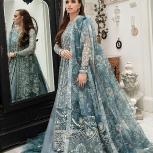 New Arrivals Premium Organza Suit with Silk Trouser by Abbas Jamil Rajpoot