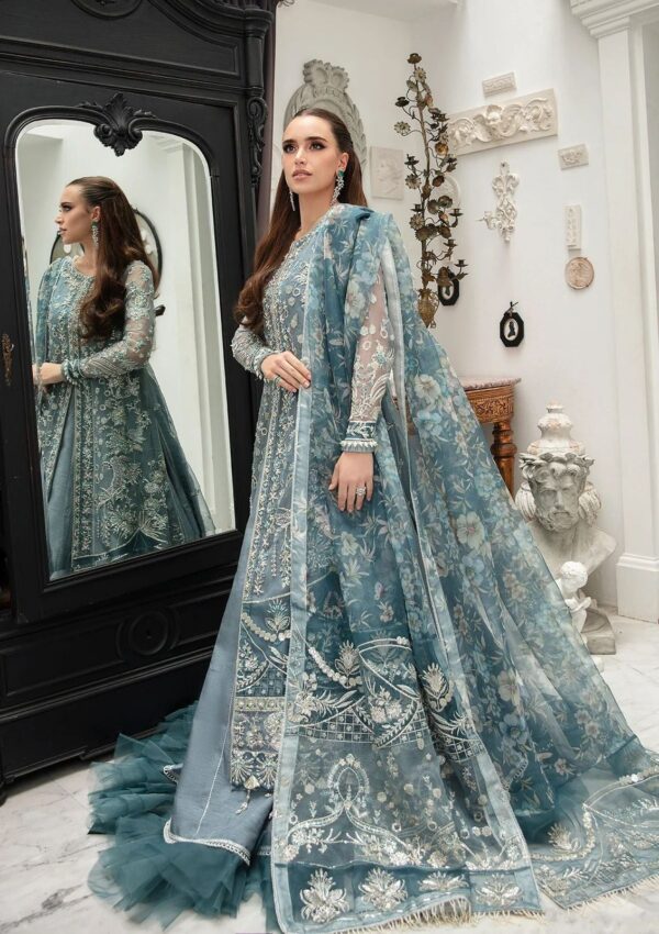 New Arrivals Premium Organza Suit with Silk Trouser by Abbas Jamil Rajpoot