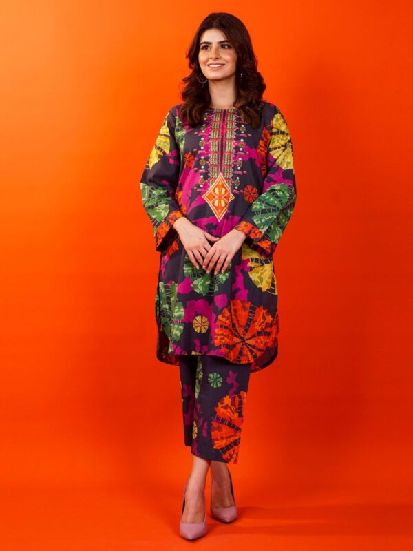 Back in Stock Limelight Pret Diaries 3PC Unstitched Suit Swiss Lawn with Silk Dupatta