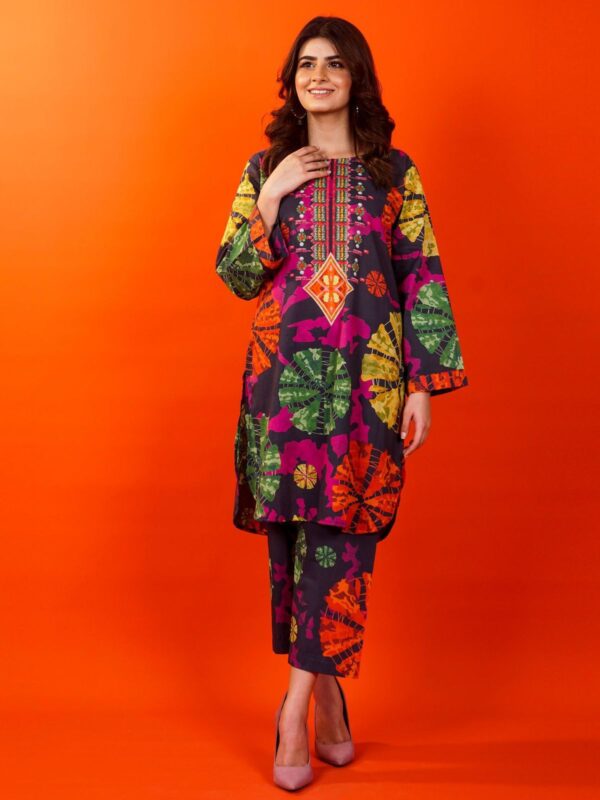 Back in Stock Limelight Pret Diaries 3PC Unstitched Suit Swiss Lawn with Silk Dupatta